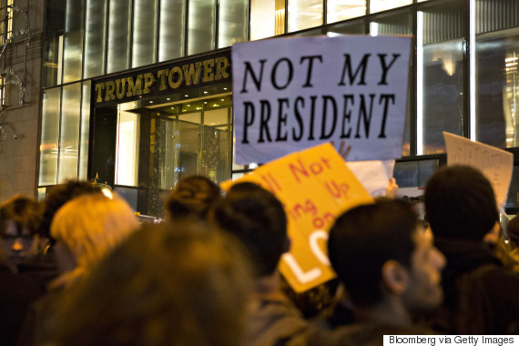 trump protest newyork