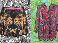 Scarf Print Clothes