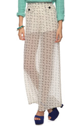 Forever 21 Sheer Skirt