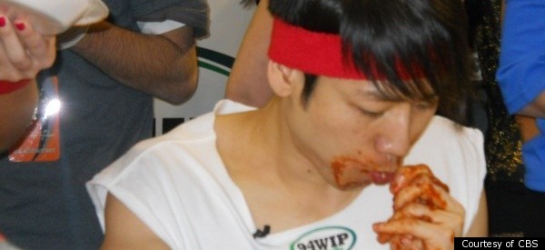 Hot-Dog Champ Kobayashi Devours Record With 337 Wings At Wing Bowl