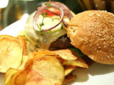 chips and burgers