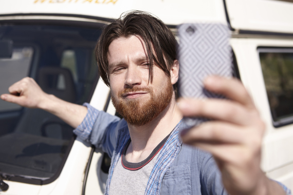 car selfie