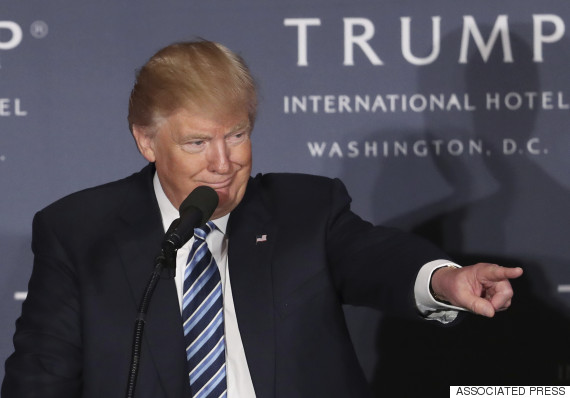 donald trump ceremony
