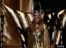 Madonna Goes Roman Cheerleader For Super Bowl Half Time Show