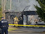 Josh Powell's fire-destroyed home