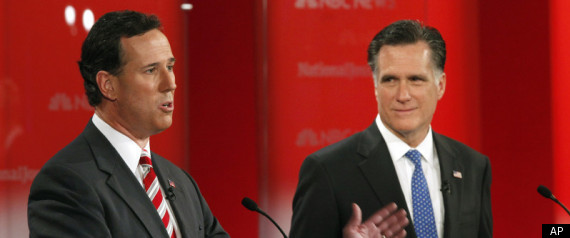 Mitt Romney Campaign Attacks Rick Santorums Record Ahead Of Primaries