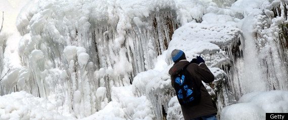 Frozen Waterfall