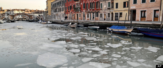 Venice Freezes Over: Europe's