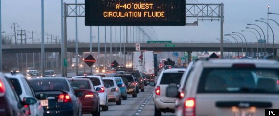 Pollution Montreal Embouteillage