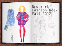 New York Fashion Week Fall 2012 Designer Sketches