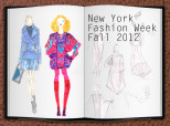 New York Fashion Week Fall 2012 Designer Sketches