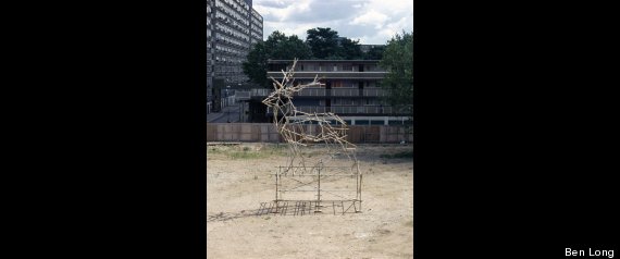 Scaffolding Art Stag