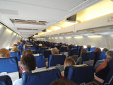 Inside of an Airplane