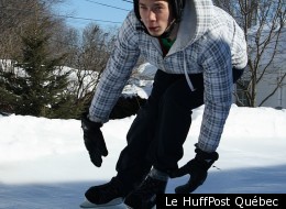 Le Crashed Ice dans sa cour!