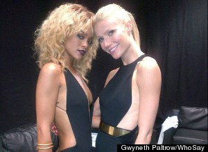 Rihanna and Gwyneth Flash Some Skin 