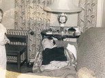 Woman Man Decorating