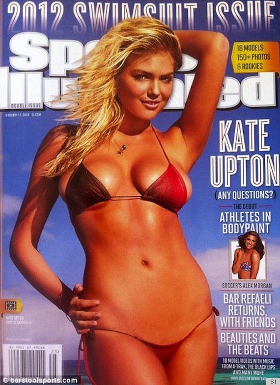 Sports Illustrated Swimsuit Issue 2012 Cover Kate Upton Poses In Red Bikini