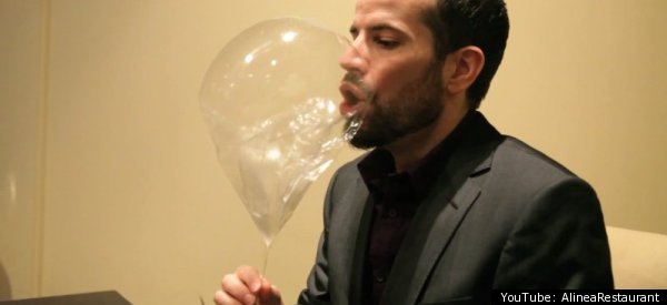WATCH: Restaurant Creates Edible Helium Balloon 