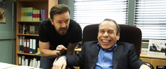 Warwick Davis Ricky Gervais