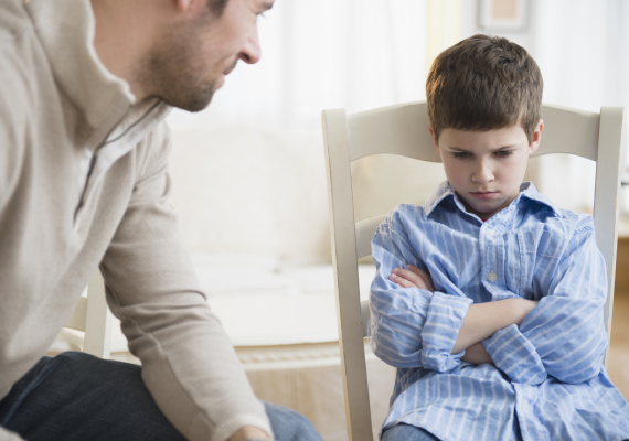 angry father son