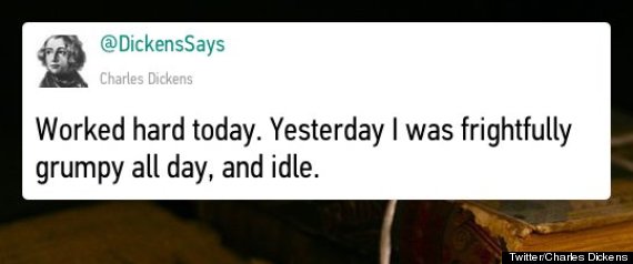 Charles Dickens Tweet