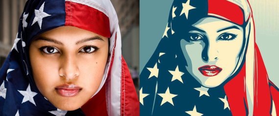 مسلمة هزَّت عرش ترامب.. صوَّرها سوريٌّ قبل 10 سنوات فتحولت إلى "أيقونة" معارضي الرئيس الأميركي