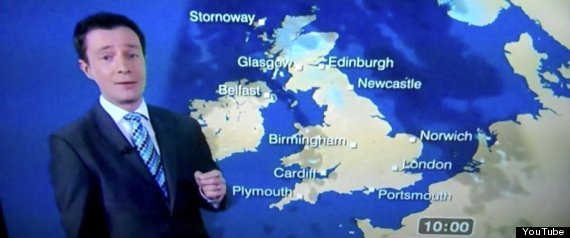Whoops A Bbc Weatherman Appeared To Drop The Cbomb