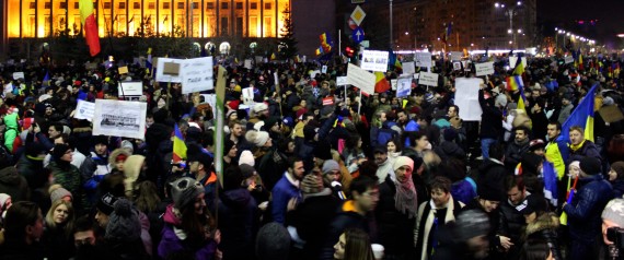 ROMANIA PROTESTS