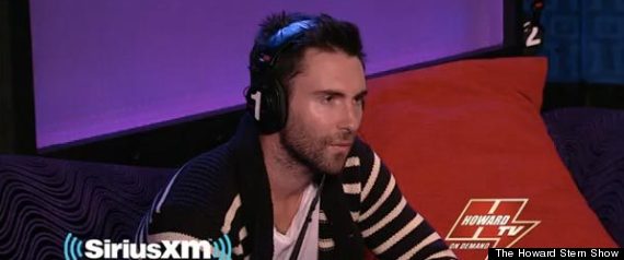 Adam Levine Howard Stern