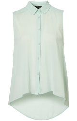 Topshop Mint Shirt
