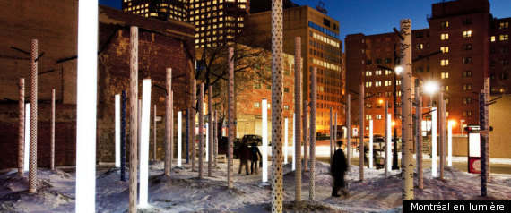 Nuit Blanche Montreal Lumiere