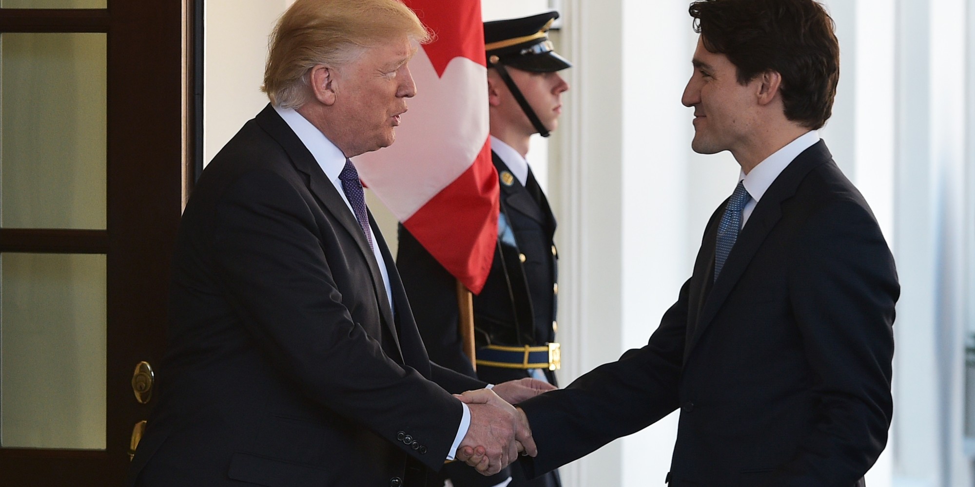 Justin Trudeau, Donald Trump Handshake Was Yank-Free