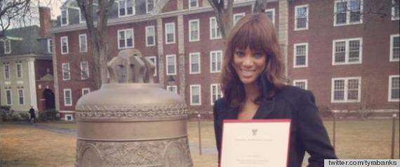 Tyra Banks Harvard Diploma