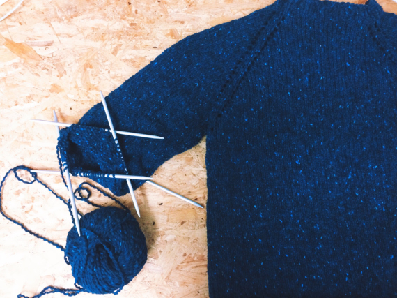 sweater knitting