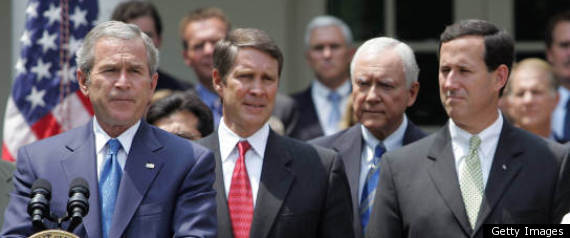 Santorum Bush