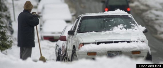 Winter Snow Storm Toronto Canada Bc