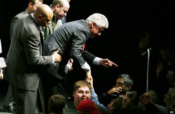 Clinton And Secret Service