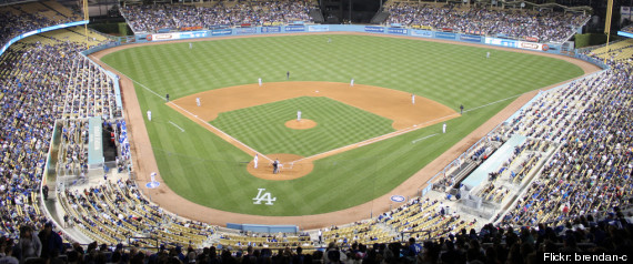 Joe Torre Rick Caruso Dodger