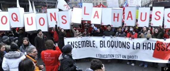 Greve Etudiante Fete Line Beauchamp