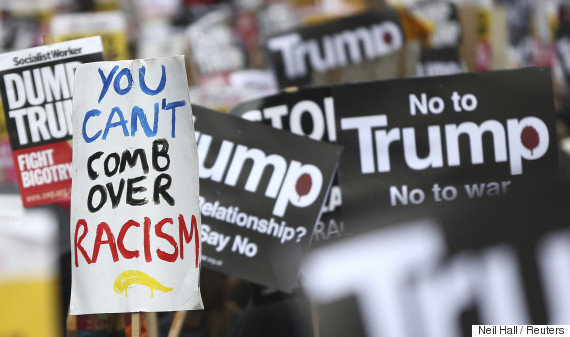 trump protest ban