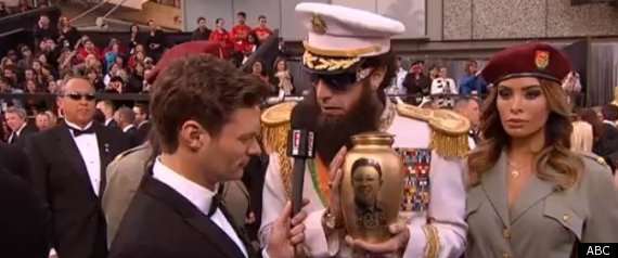 Sacha Baron Cohen Ryan Seacrest