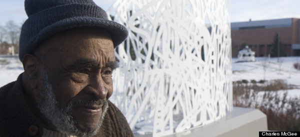Charles McGee, Influential 87-year-old Artist, Still Creates Work For Detroit Public (PHOTOS) - r-CHARLES-MCGEE-600x275