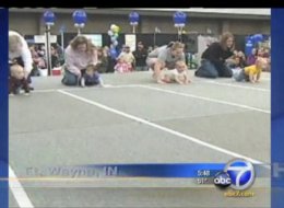 WATCH: On Your Marks, Get Set, Crawl! 