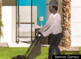Gardeners, Housekeepers and The Hollywood Hills:  A Glimpse into The Public Art Of L.A. Artist Ramiro Gomez