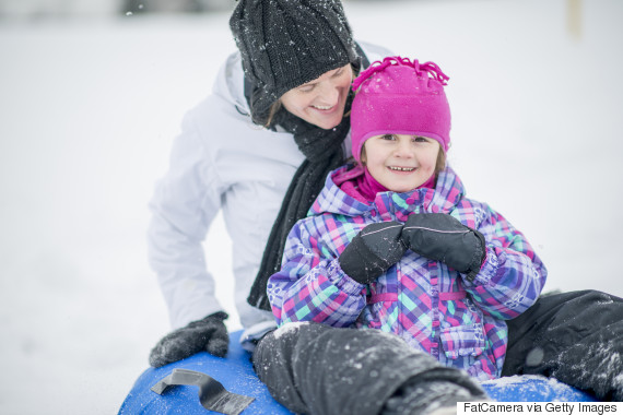 mother snow tubing