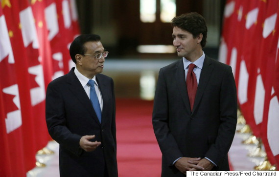 justin trudedau li keqiang