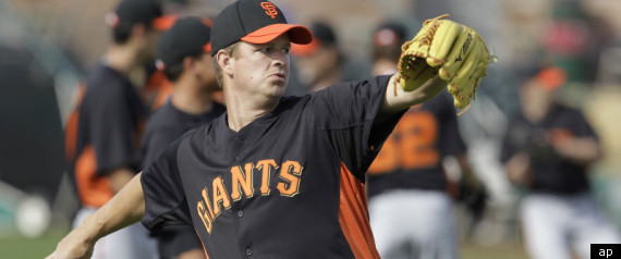 Spring Training Giants Brewers Matt Cain