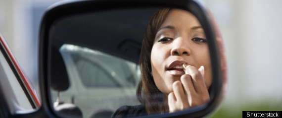 Morning Makeup In The Car