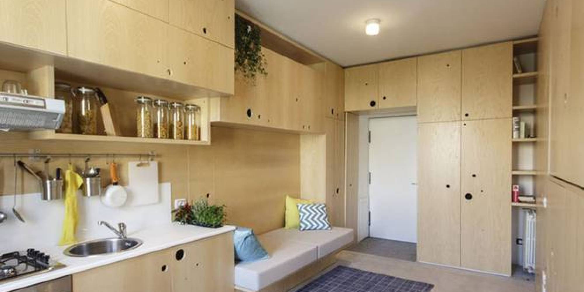 Raumwunder: Dieses 30-Quadratmeter-Apartment wirkt wie eine Luxuswohnung