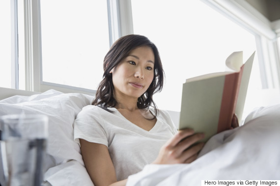 woman reading